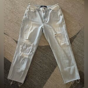 Hollister Light blue Distressed Boyfriend Jeans
